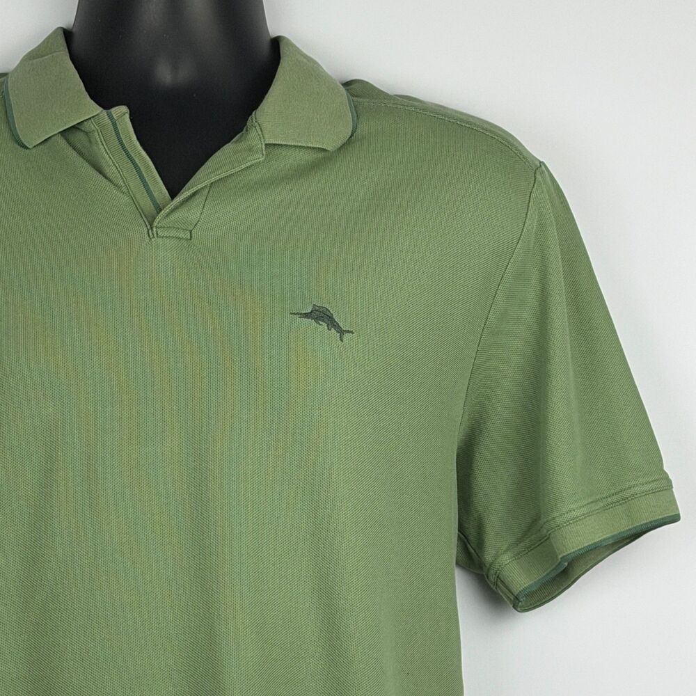 Tommy Bahama Polo Mens Medium Green